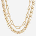 Double Layer Talia Necklace by Eklexic