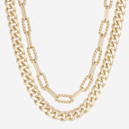 Double Layer Talia Necklace by Eklexic