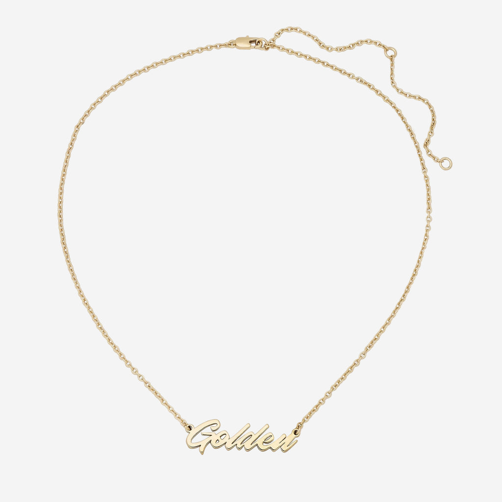 Golden Necklace by Eklexic