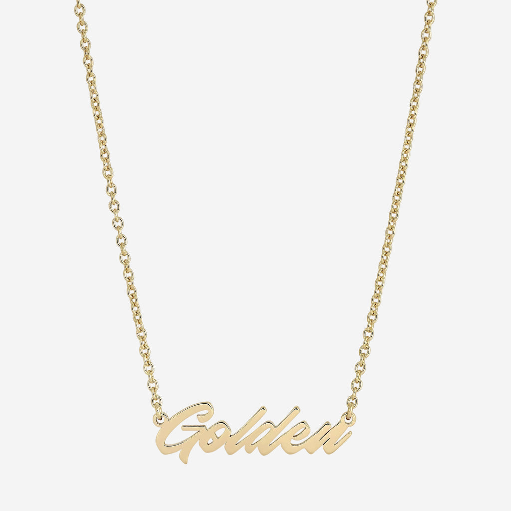 Golden Necklace by Eklexic