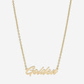 Golden Necklace by Eklexic