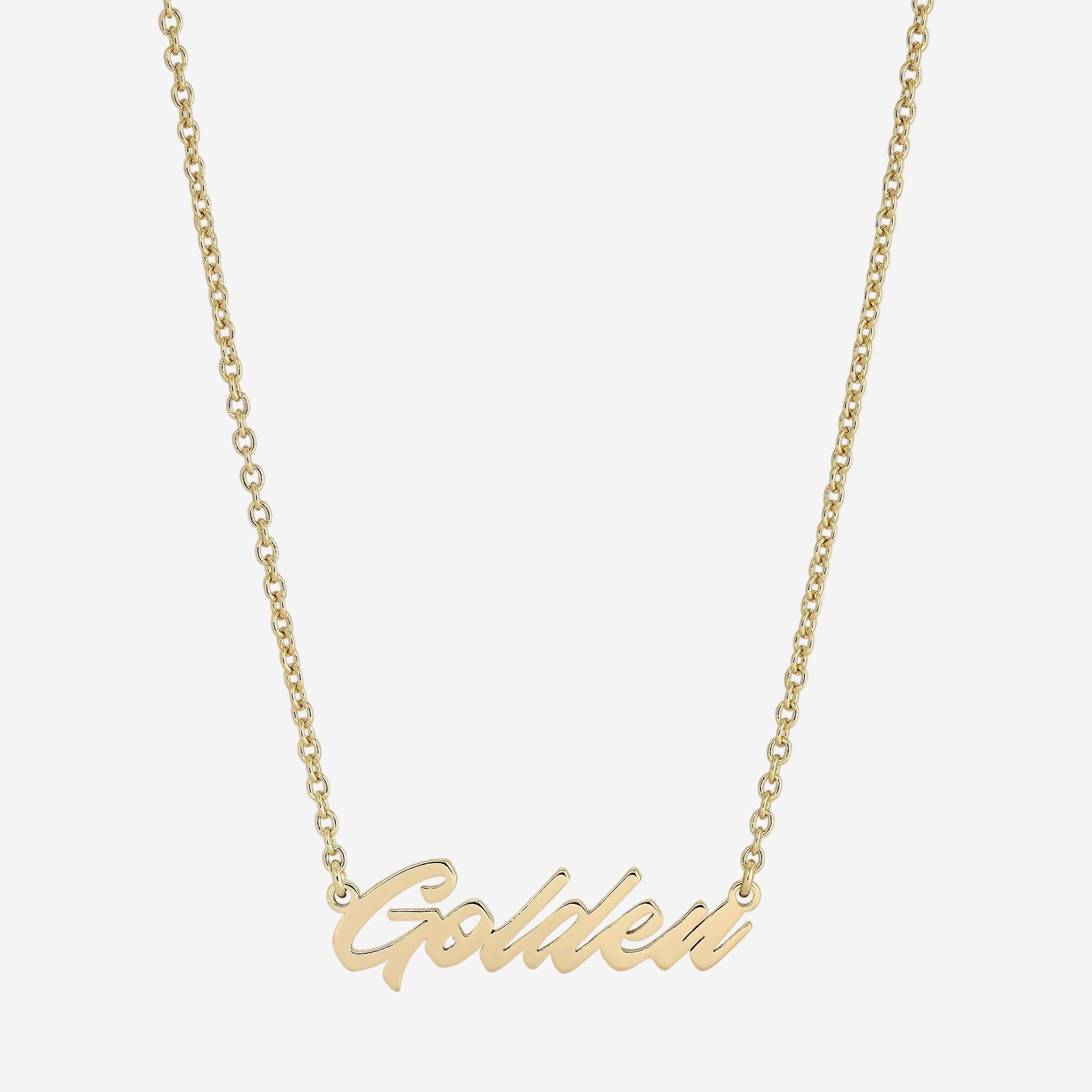 Golden Necklace by Eklexic