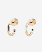 Jeanne Huggie Hoops by Eklexic