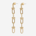 Margaux 6 Link Drop Earrings by Eklexic