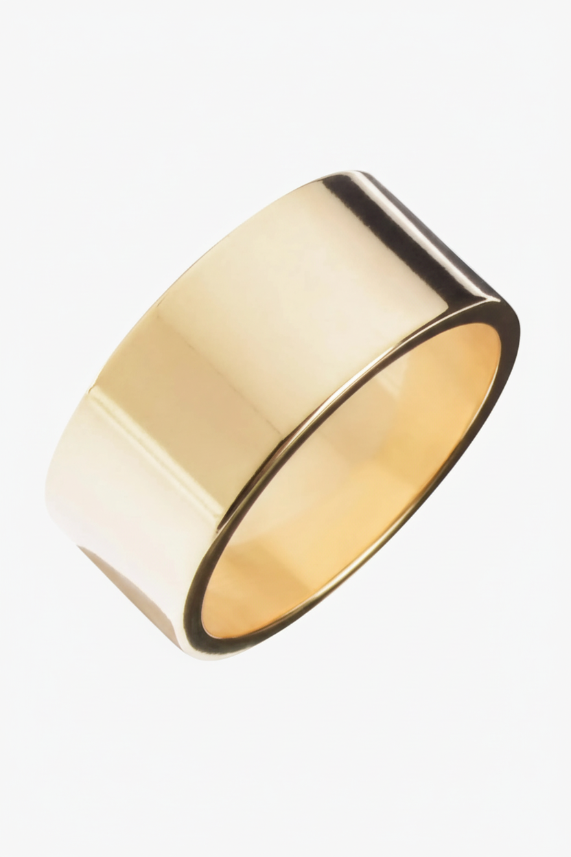 Men's 9.5mm Flat Ring by Eklexic