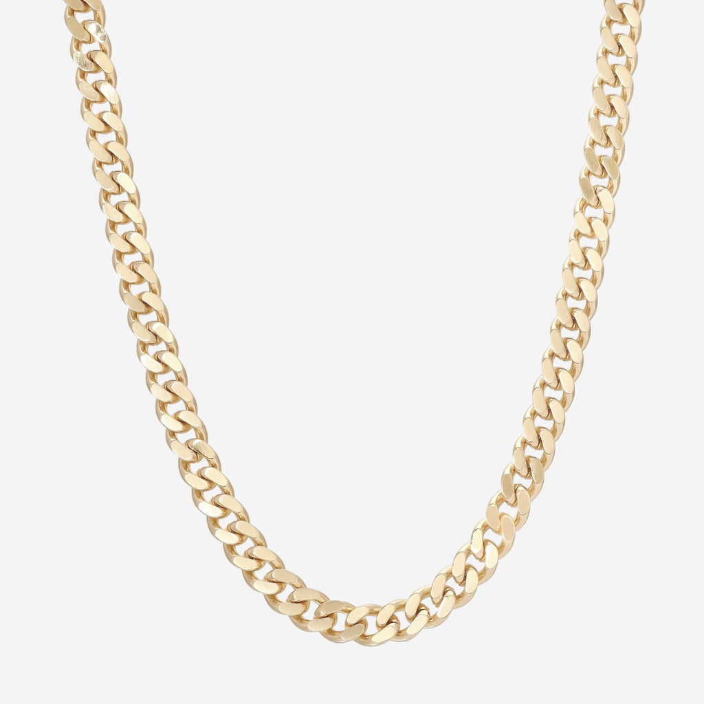 Micro Link Curb Chain Necklace by Eklexic