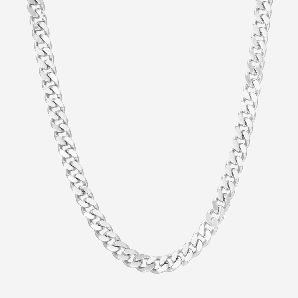 Micro Link Curb Chain Necklace by Eklexic