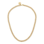 Micro Link Curb Chain Necklace by Eklexic