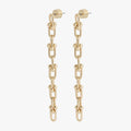 Small Margaux 10 Link Drop Earrings by Eklexic