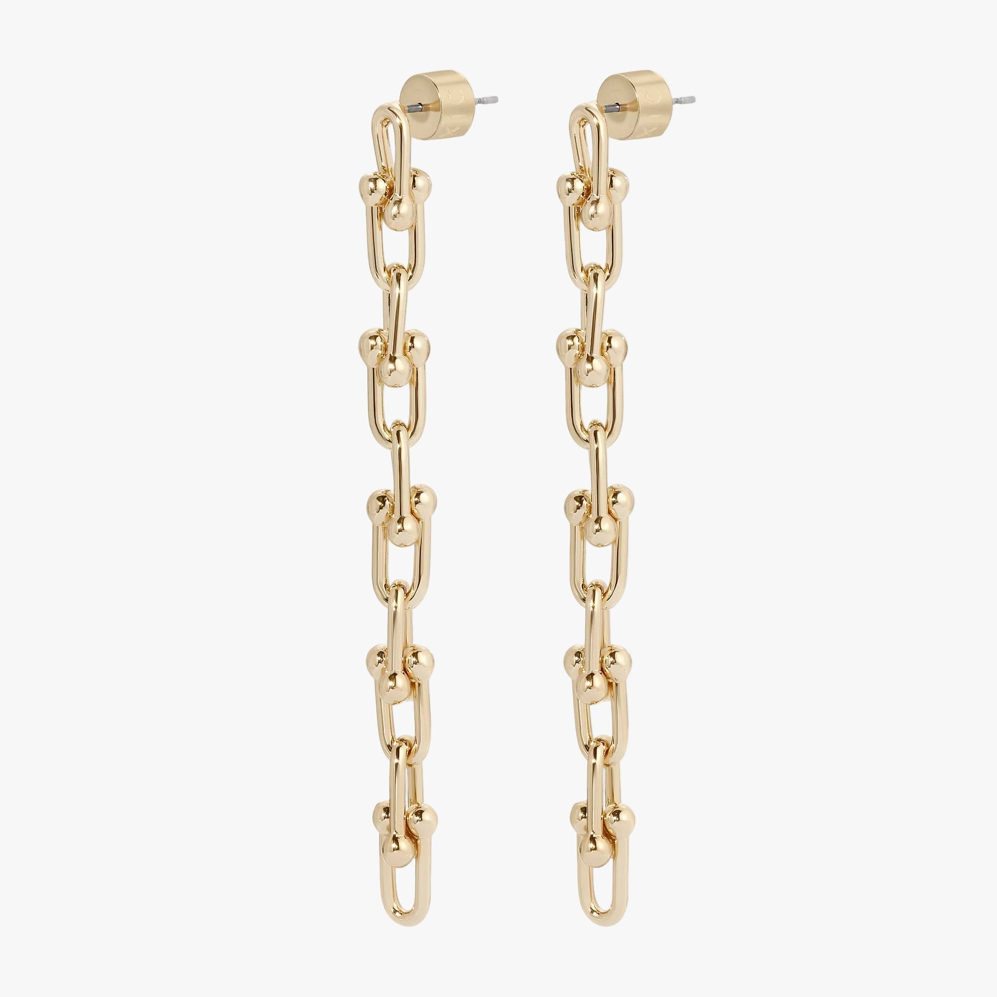 Small Margaux 10 Link Drop Earrings by Eklexic