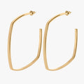 Square Shaped Hoops by Eklexic