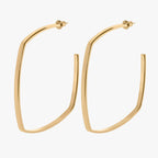 Square Shaped Hoops by Eklexic