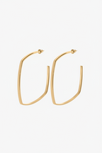 Square Shaped Hoops by Eklexic