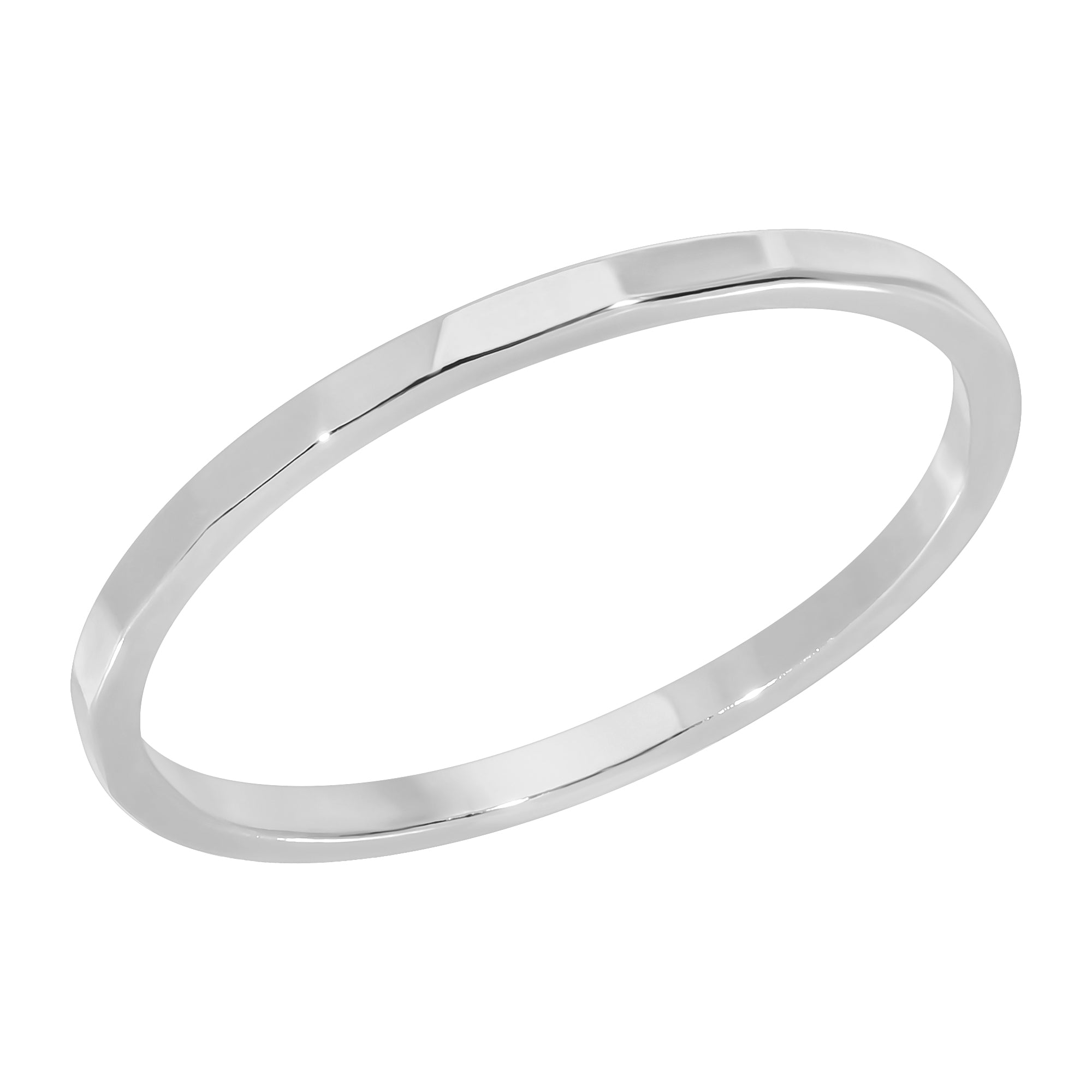 Thin Hammered Ring by Eklexic