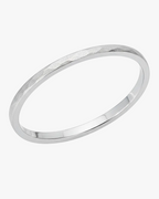 Thin Hammered Ring by Eklexic