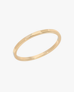 Thin Hammered Ring by Eklexic