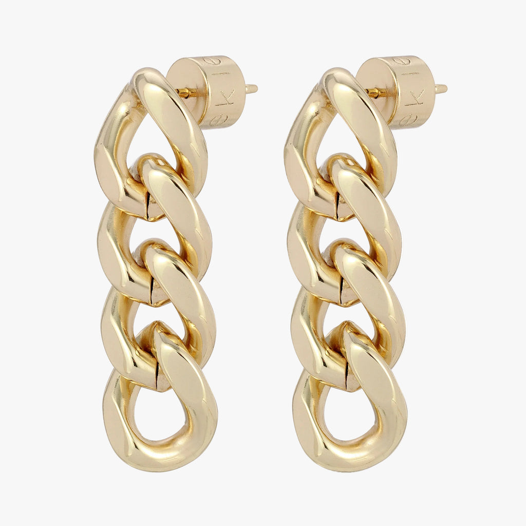 Valentina 4 Link Drop Earrings by Eklexic