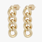 Valentina 4 Link Drop Earrings by Eklexic