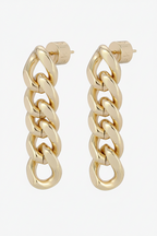 Valentina 4 Link Drop Earrings by Eklexic
