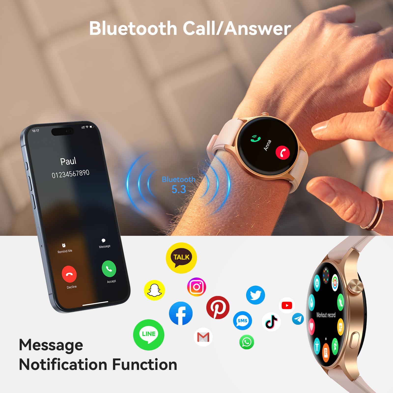 Zarre Elara Smart Watch