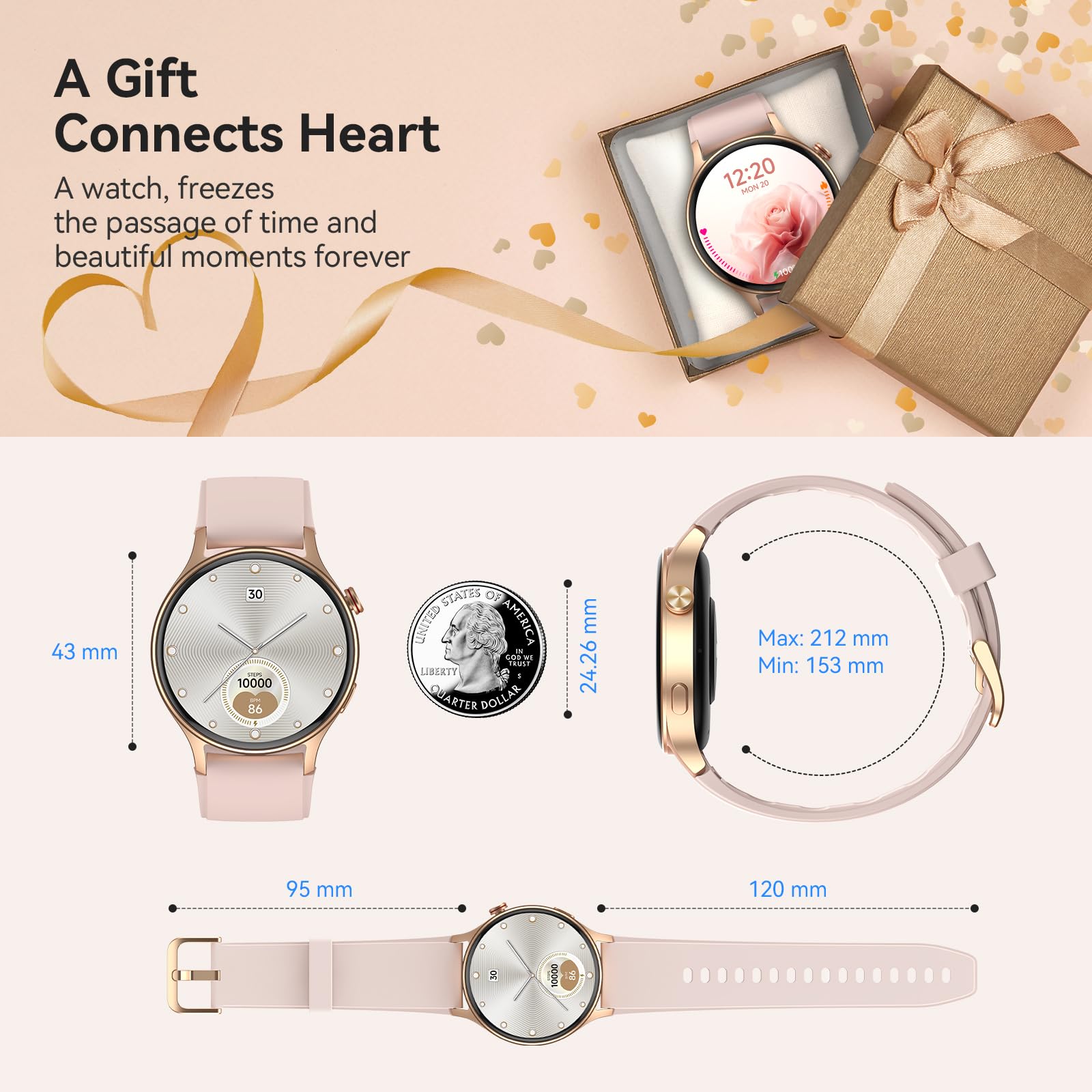 Zarre Elara Smart Watch