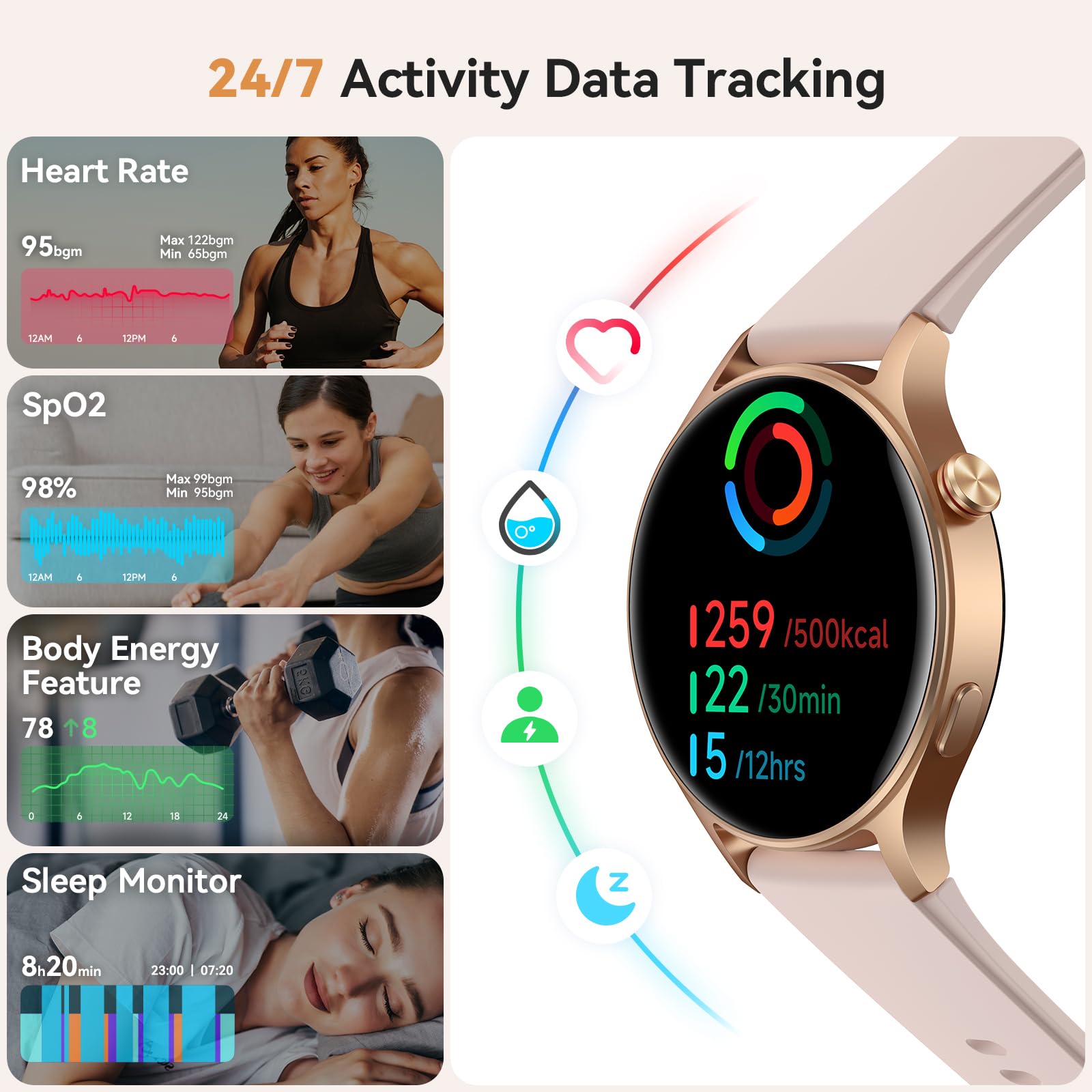 Zarre Elara Smart Watch