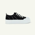 Court Royale Vulcanized Court Shoe | Black/White