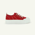 Court Royale Vulcanized Court Shoe | Red