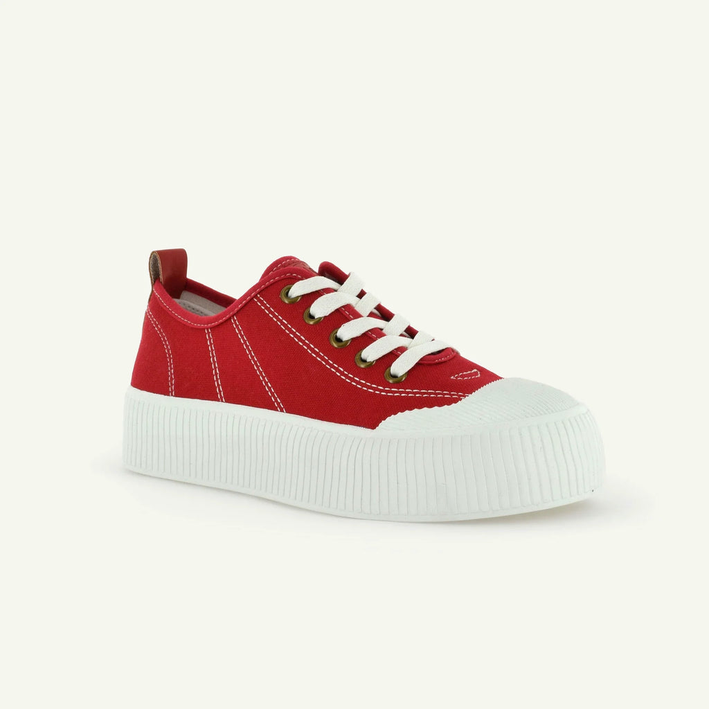 Court Royale Vulcanized Court Shoe | Red
