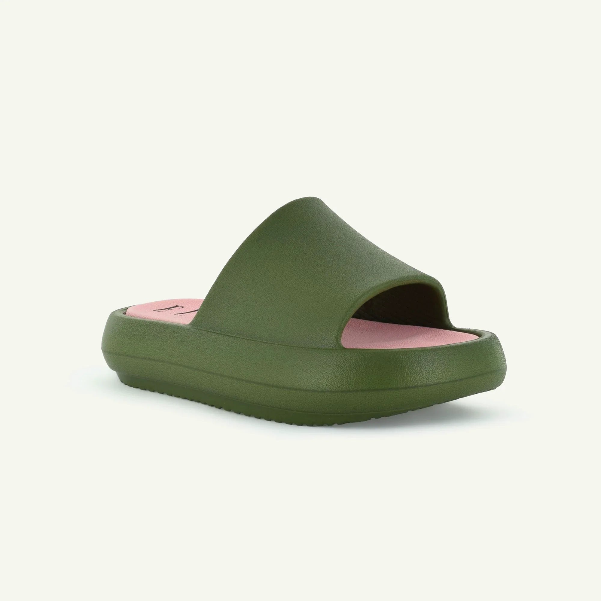 ST. TROPEZ Platform Slide | Olive
