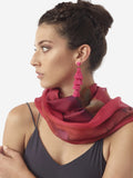 Ethereal Mixed Silk Infinity Scarf | Pinkberry