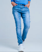 Embellished Side Boyfriend Jeans