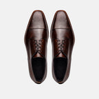 Enzo Italian Calfskin Cap Toe Oxfords | Chestnut