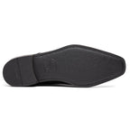 Enzo Italian Calfskin Cap Toe Oxfords | Burnished Black