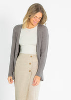 Essential Waffle Knit Cardigan