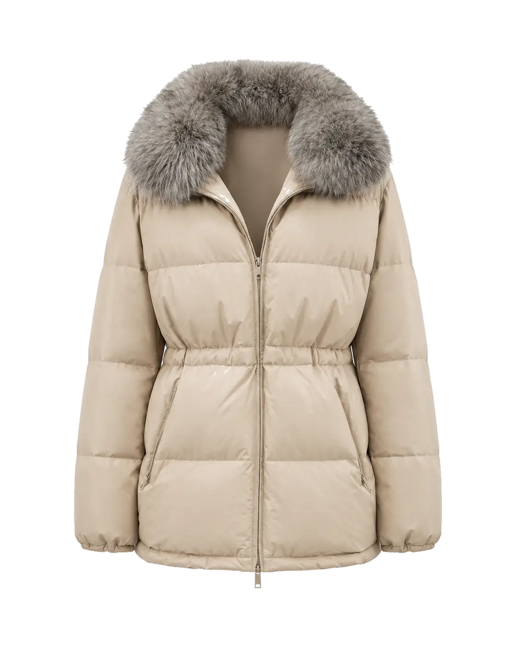 Firelady Fur Women's Fur-Trim Down Parka | Detachable Fox Fur Hood & 90% White Goose Down Fill “Frost Wild”