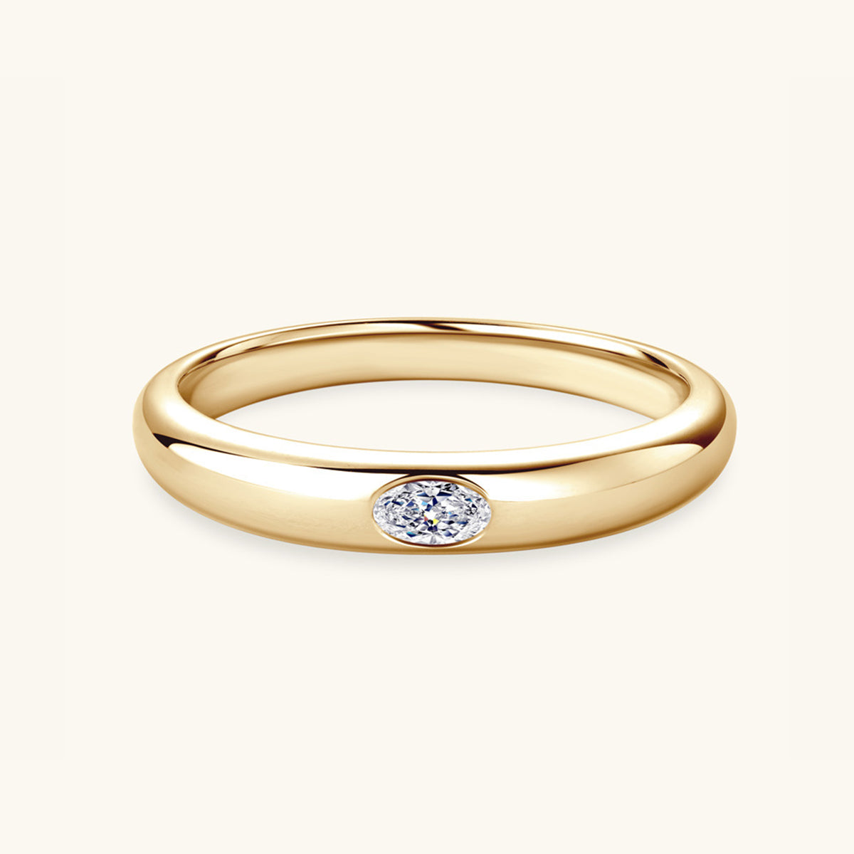 Moissanite Wedding Ring