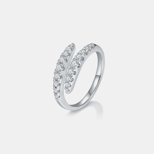 Moissanite Bypass Ring