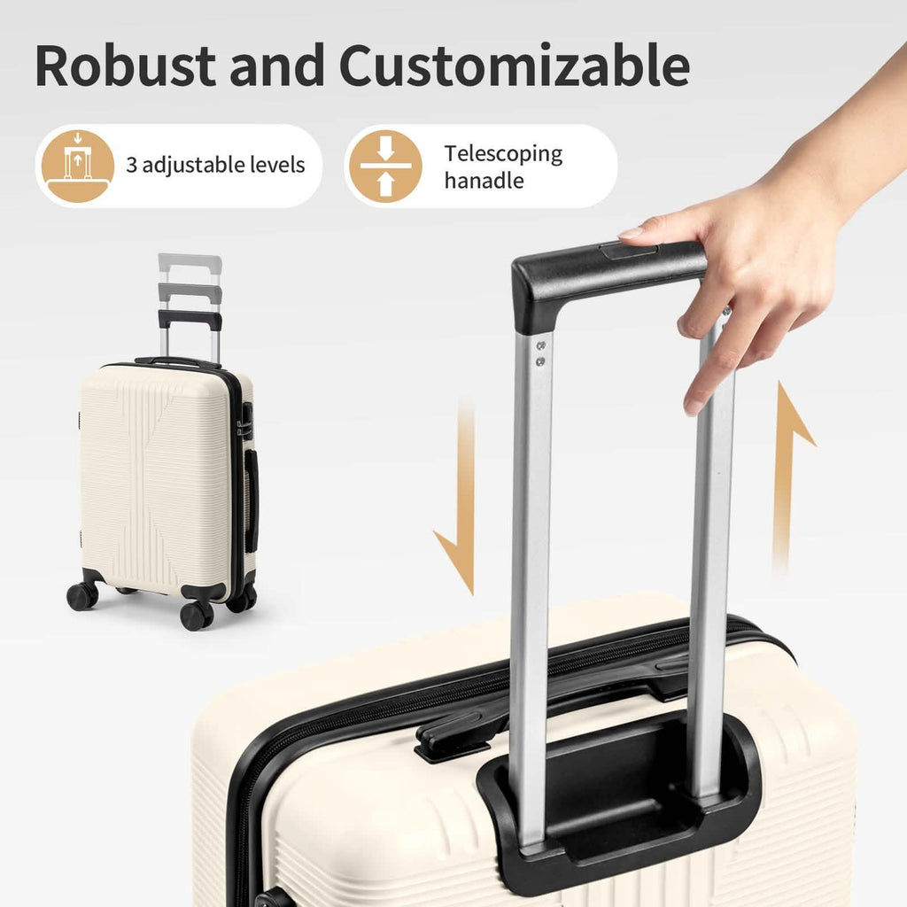 5-Piece Lightweight Luggage Set with Lock