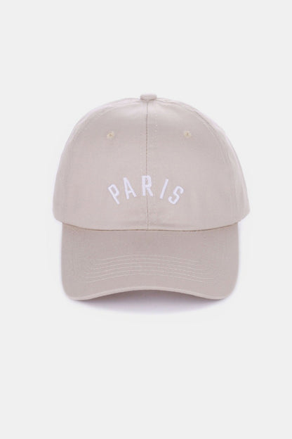 Embroidered City Baseball Cap