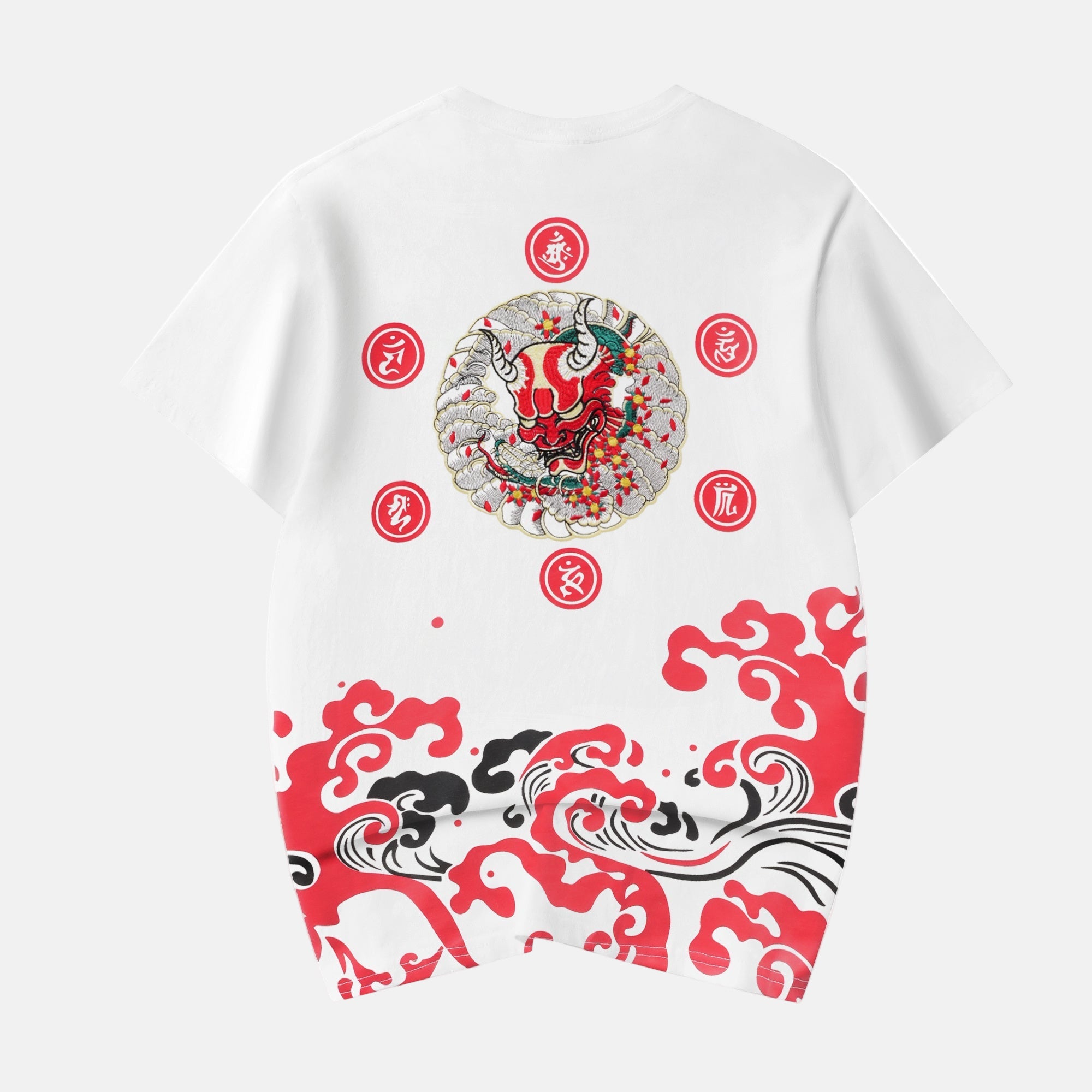 KH772 Red Demon Embroidered Tee
