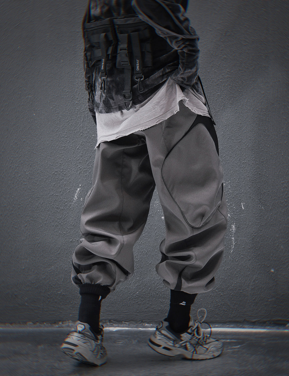 Grey Alien Tech Joggers | HiP44