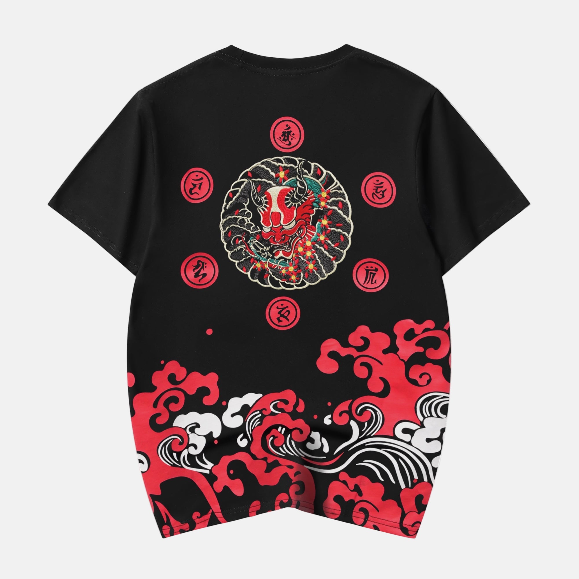 KH772 Red Demon Embroidered Tee