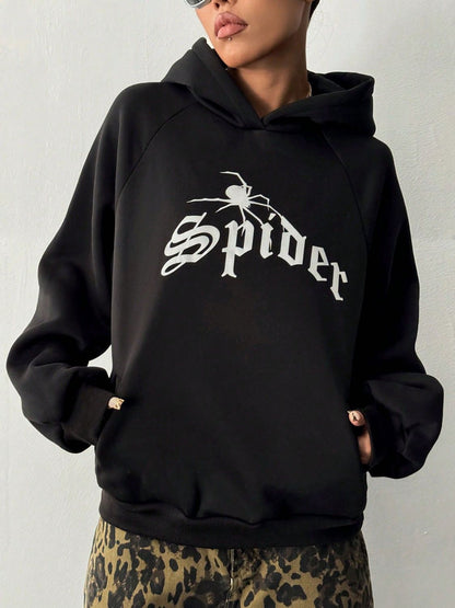 Spider Hoodie with Kangaroo Pocket