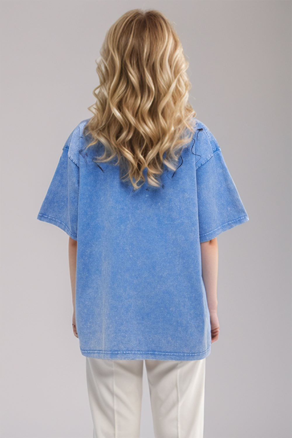 Washed 1/2 Sleeve T-Shirt