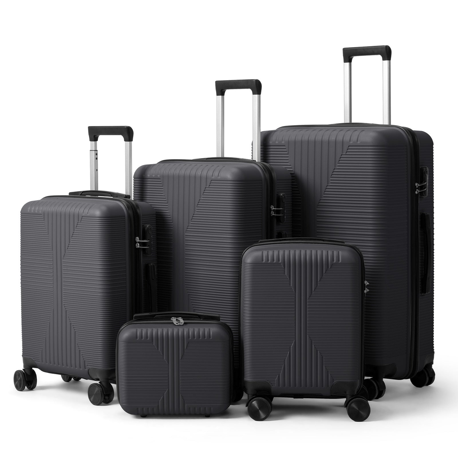 5-Piece Lightweight Luggage Set with Lock