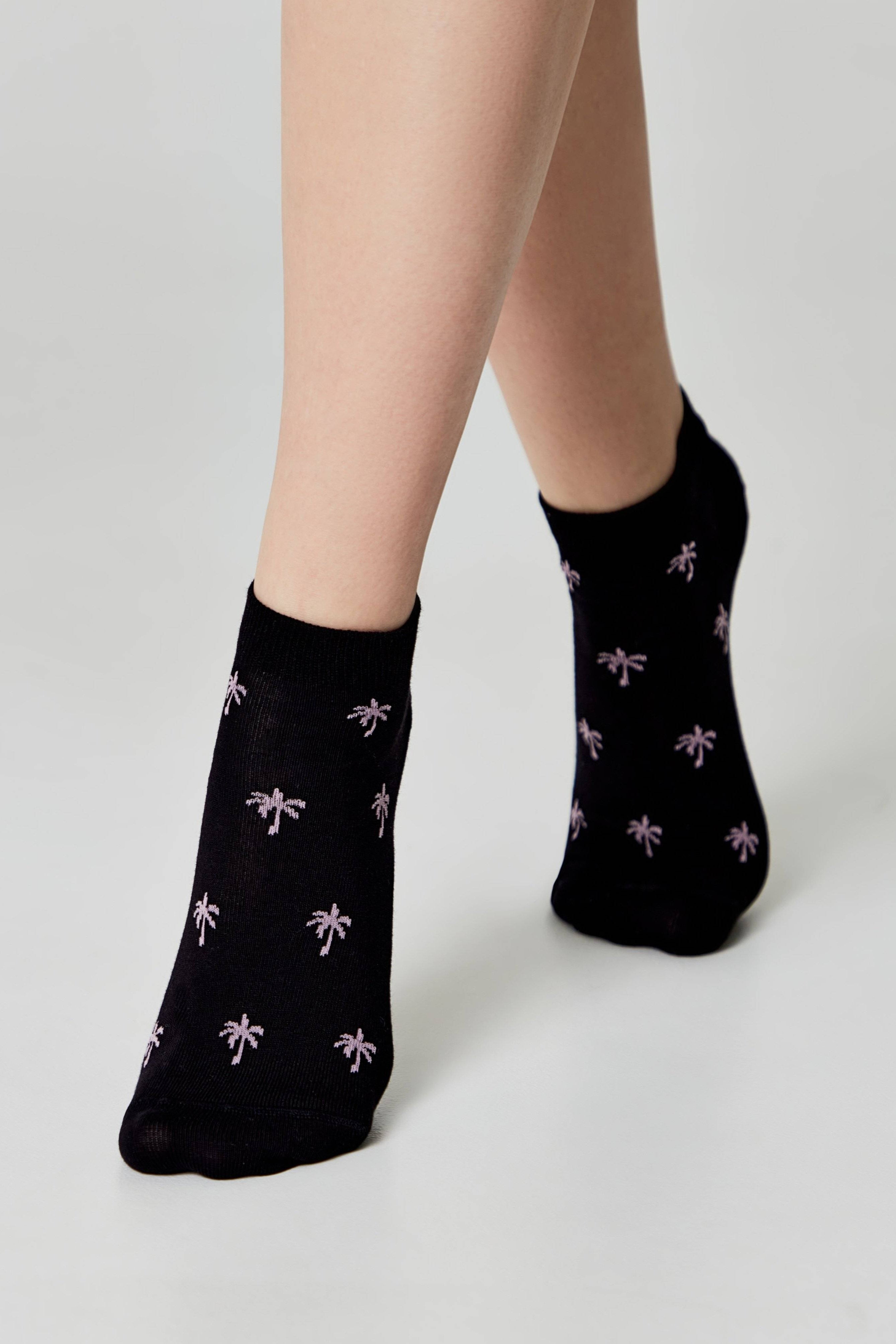 Cotton Ankle Socks Conte Active Palm Trees 589