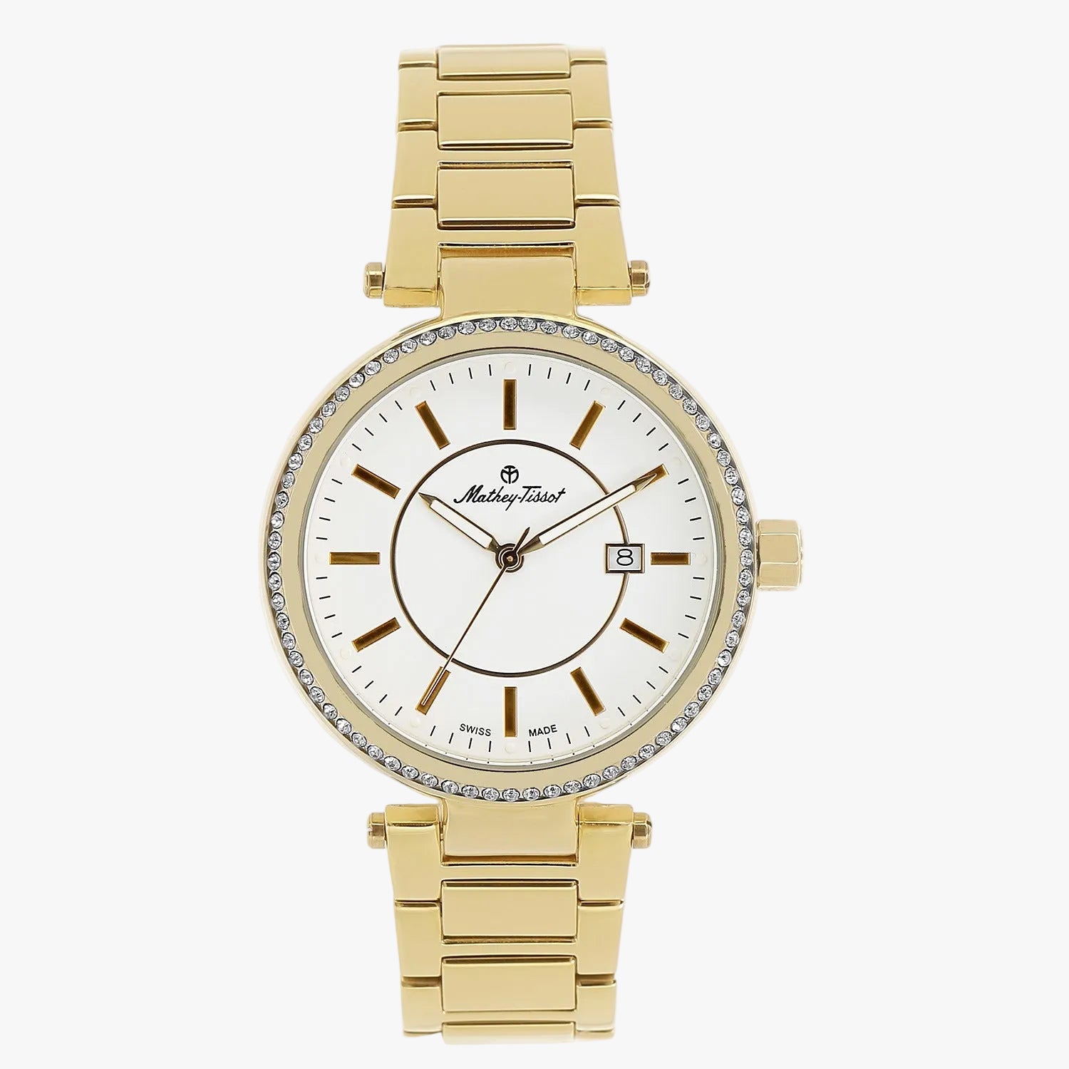 Mathey Tissot Classic Watch | Women | Stainless Steel + White Dial