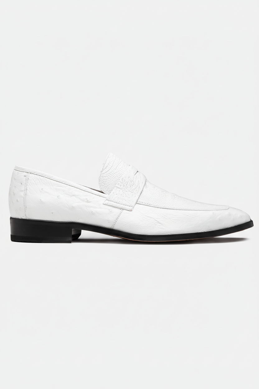 Fangio Penny Loafer | White