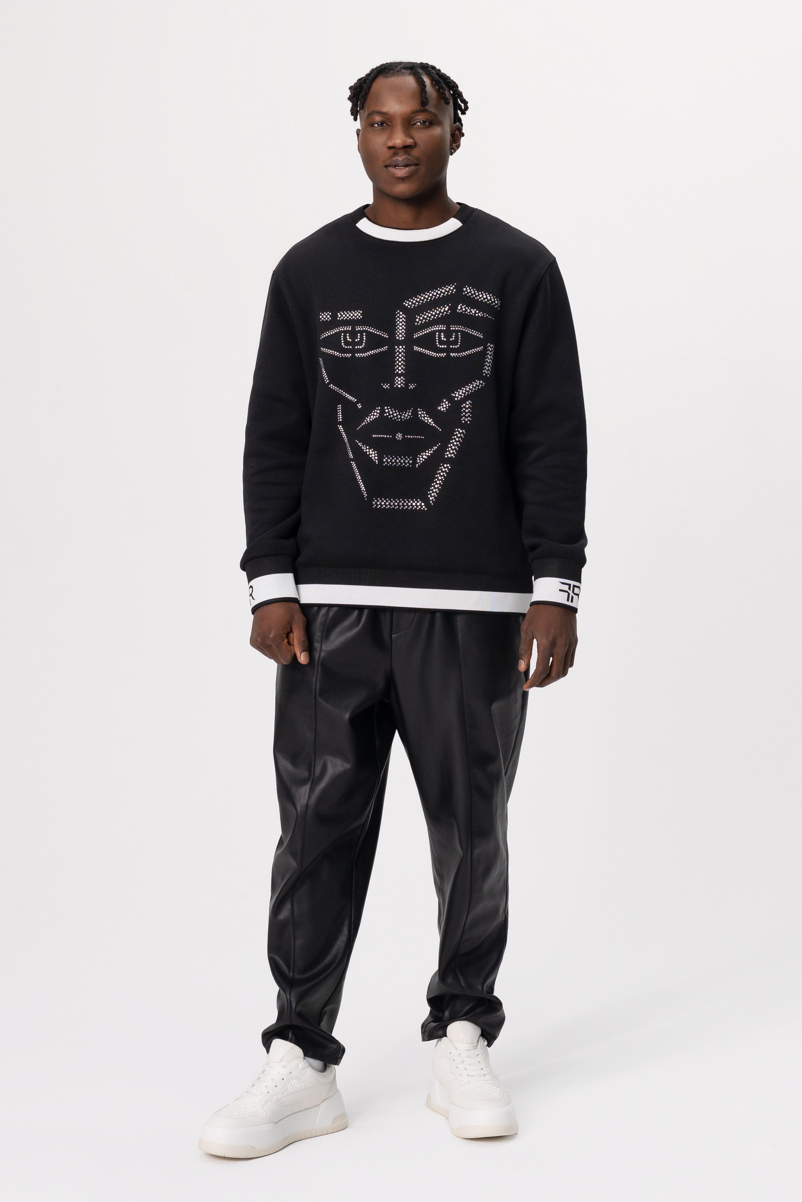 Crystal Encrusted Unisex Sweatshirt